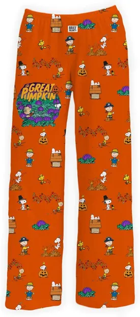 Brief Insanity Snoopy Great Pumpkin PJ Pants -  Large