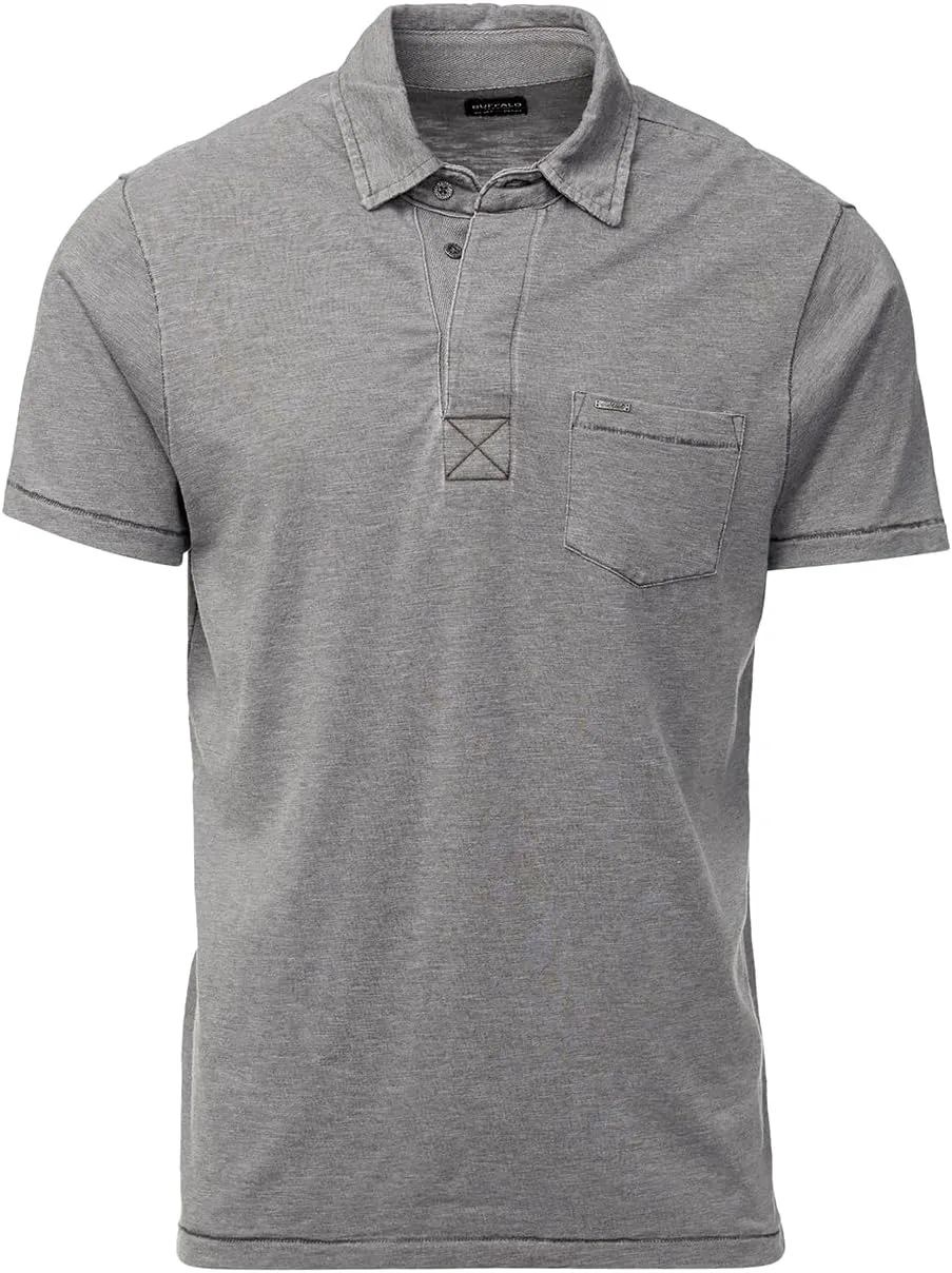 Buffalo David Bitton Men's Short Sleeve Knit Polo