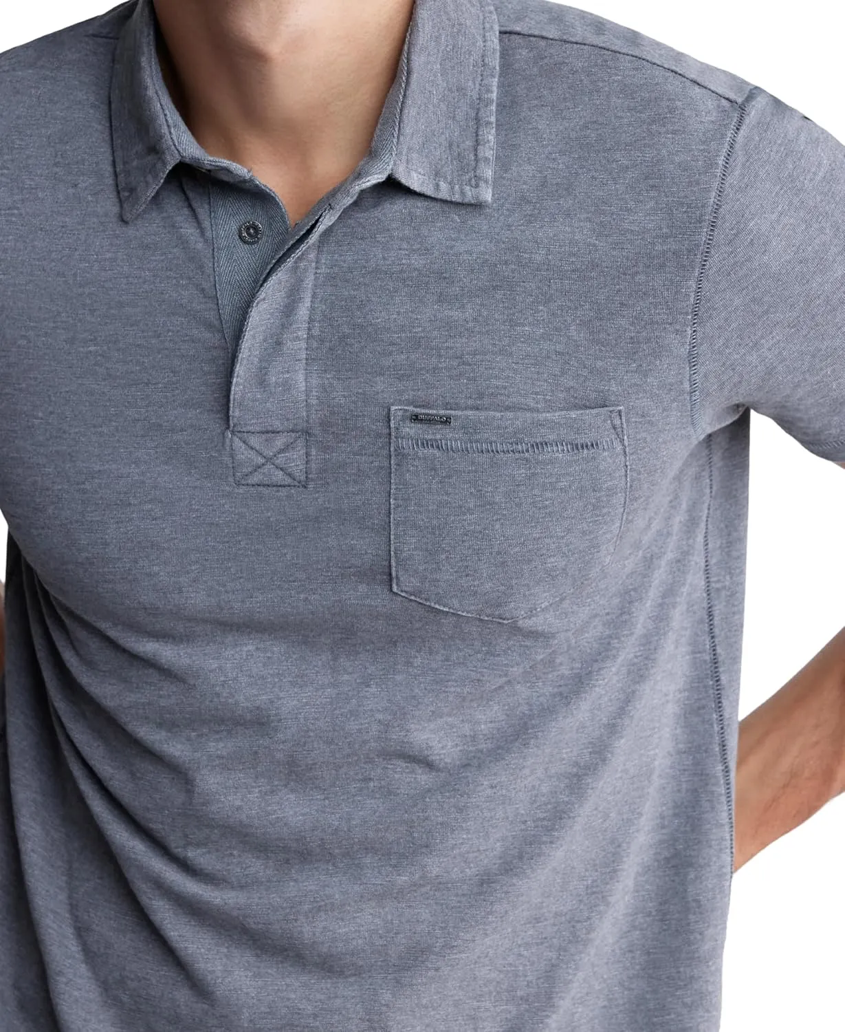 Buffalo David Bitton Men's Short Sleeve Knit Polo