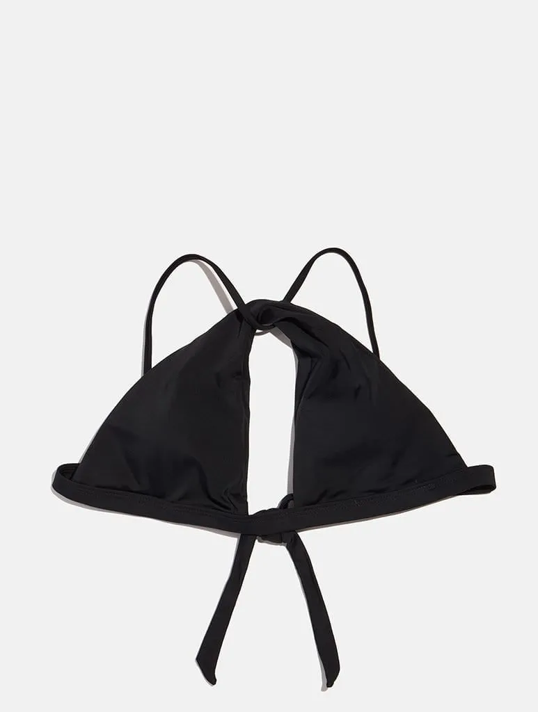 Corsica Black Bikini Top