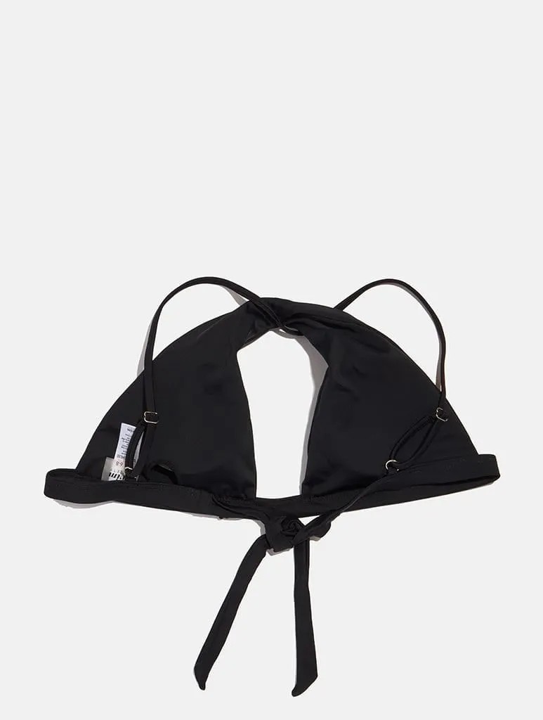 Corsica Black Bikini Top
