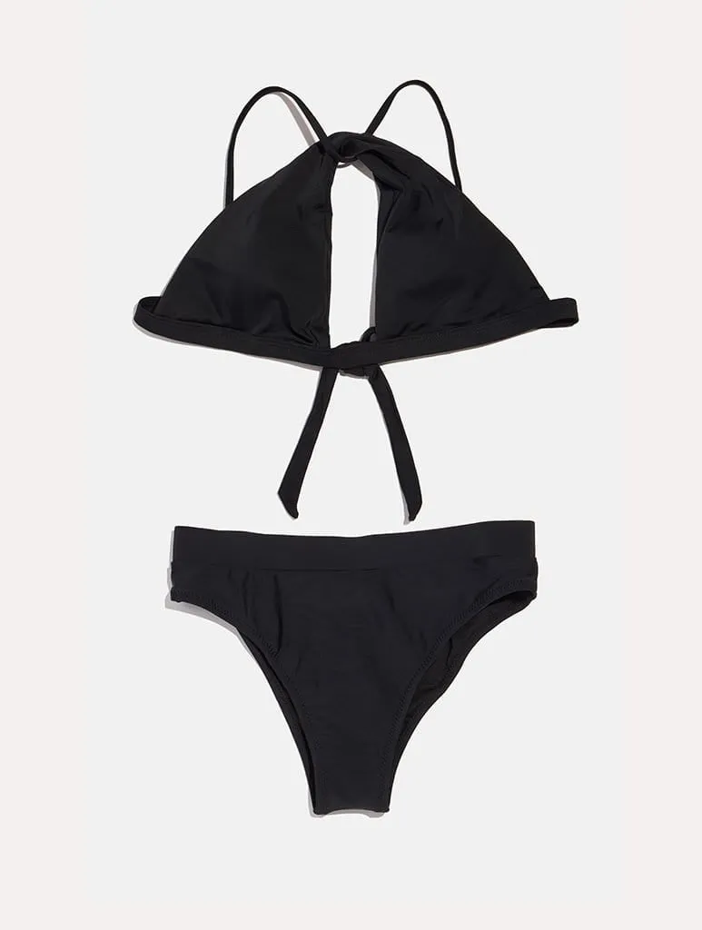 Corsica Black Bikini Top