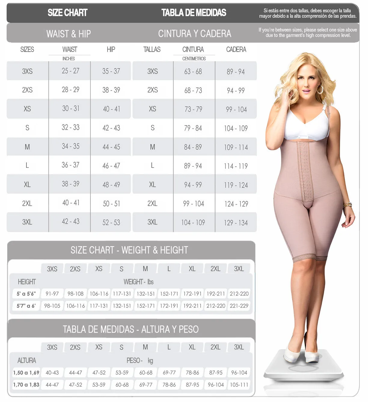 Fajas DPrada 08 | Full Body Shapewear w Bra and Sleeves