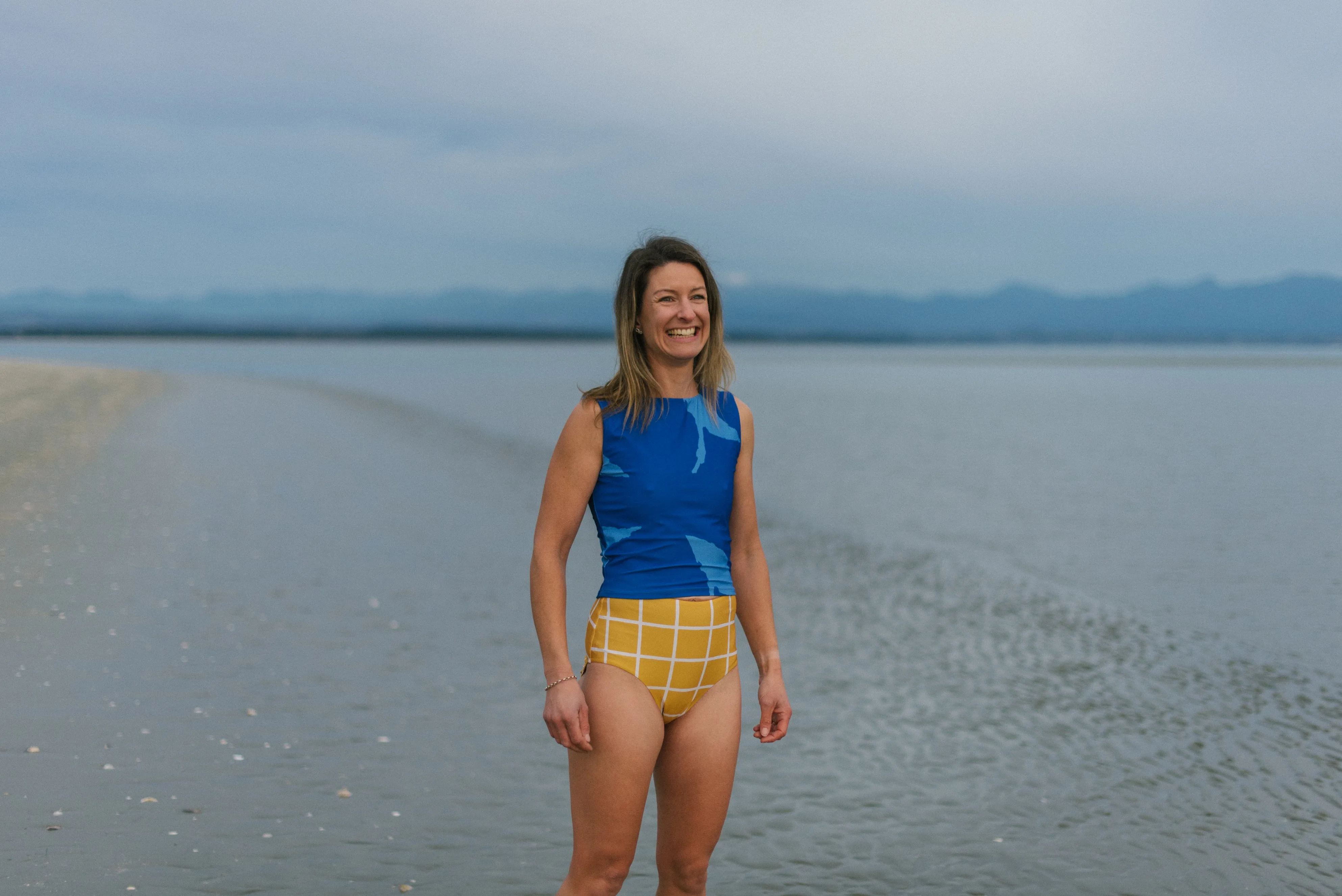 Full coverage Swim Bottoms - Yellow Saros