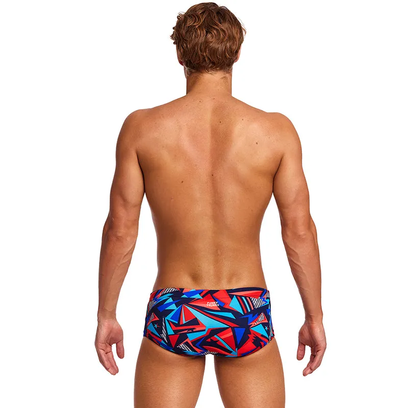 Funky Trunks - Patriot Beat - Mens Sidewinder Trunks