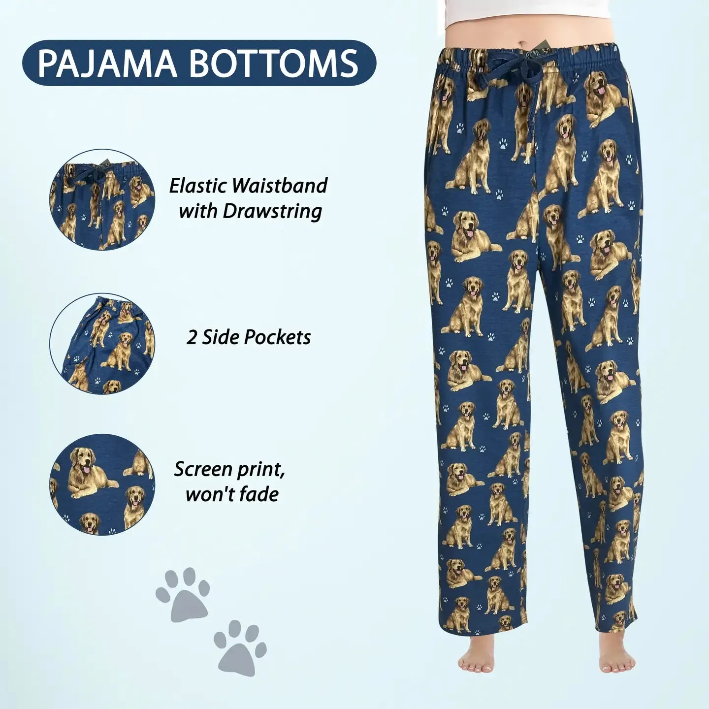 Golden Retriever Pajama Pants