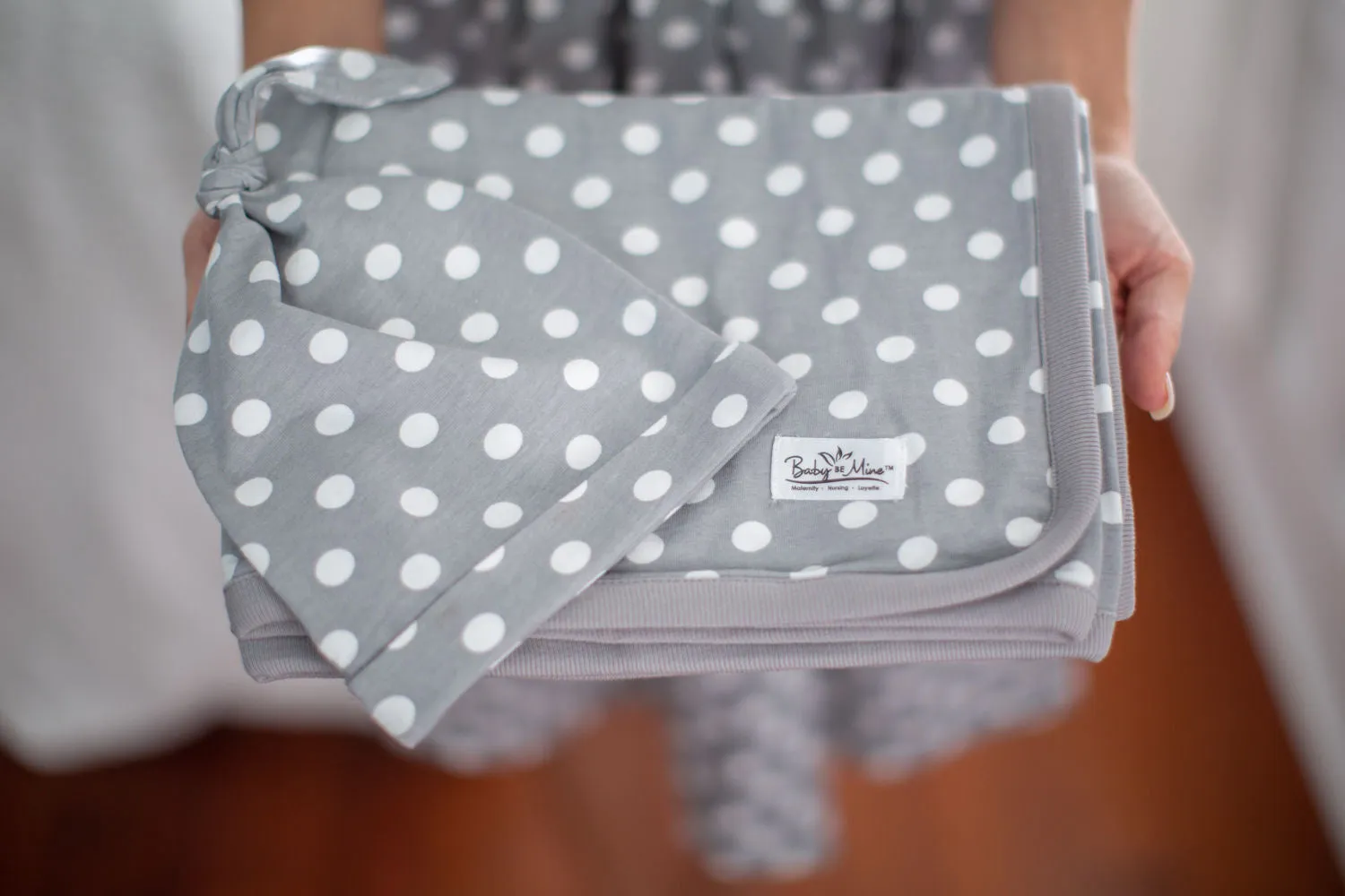 Lisa Robe, Dad Hat, and Baby Swaddle & Hat Set