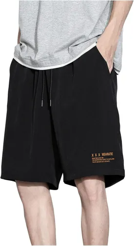 Men's Athletic Shorts with Pockets Quick Dry Plus Size Gym Running Workout Lightweight Casual Activewear Trunks