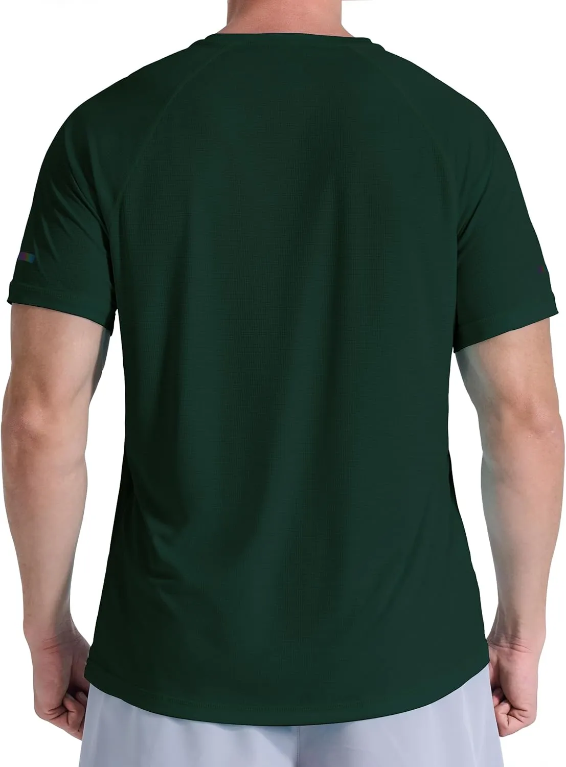 Men's Summer Short Sleeve Shirts Quick Dry Workout Lightweight T-Shirts Gym Running Swim Athletic Shirt