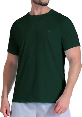 Men's Summer Short Sleeve Shirts Quick Dry Workout Lightweight T-Shirts Gym Running Swim Athletic Shirt