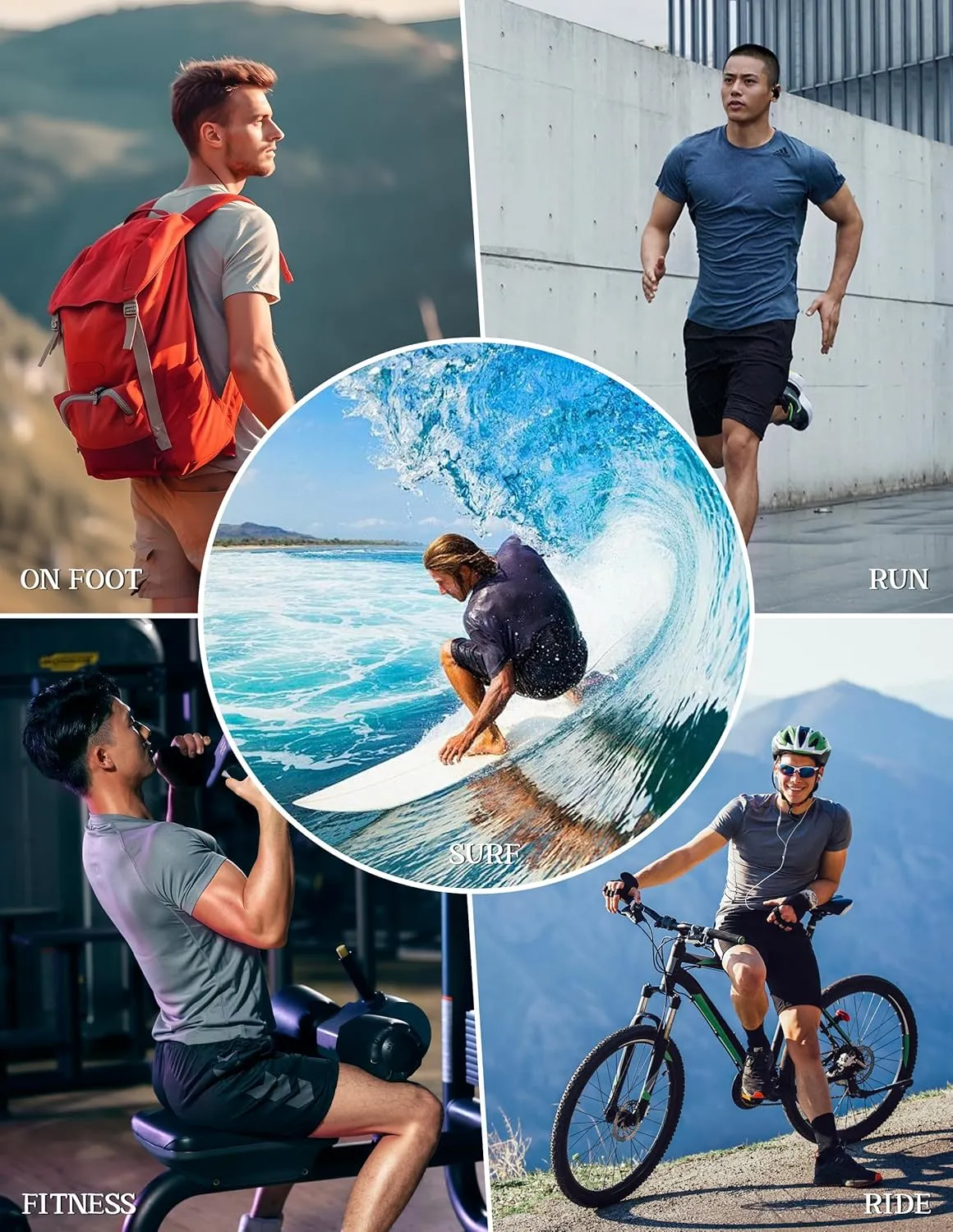 Men's Summer Short Sleeve Shirts Quick Dry Workout Lightweight T-Shirts Gym Running Swim Athletic Shirt