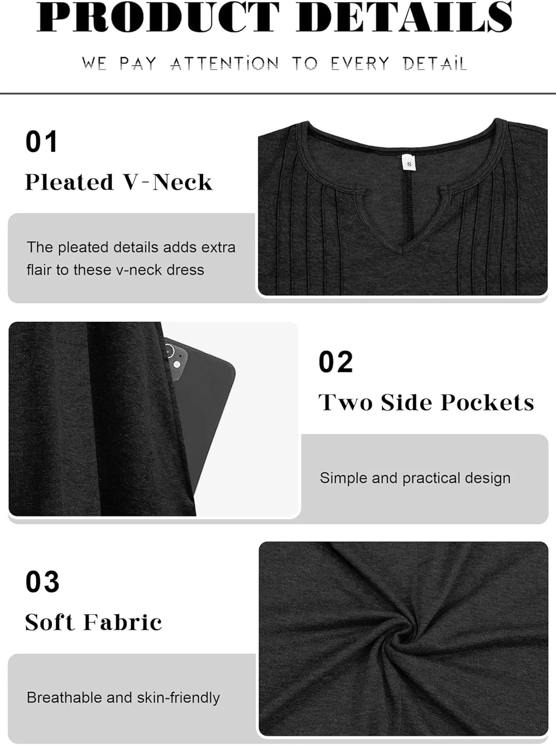 MOLERANI Women's Summer Dress 2025 Casual T-Shirt Pleated Short Sleeve Beach Sundress Travel Vacation Outfit