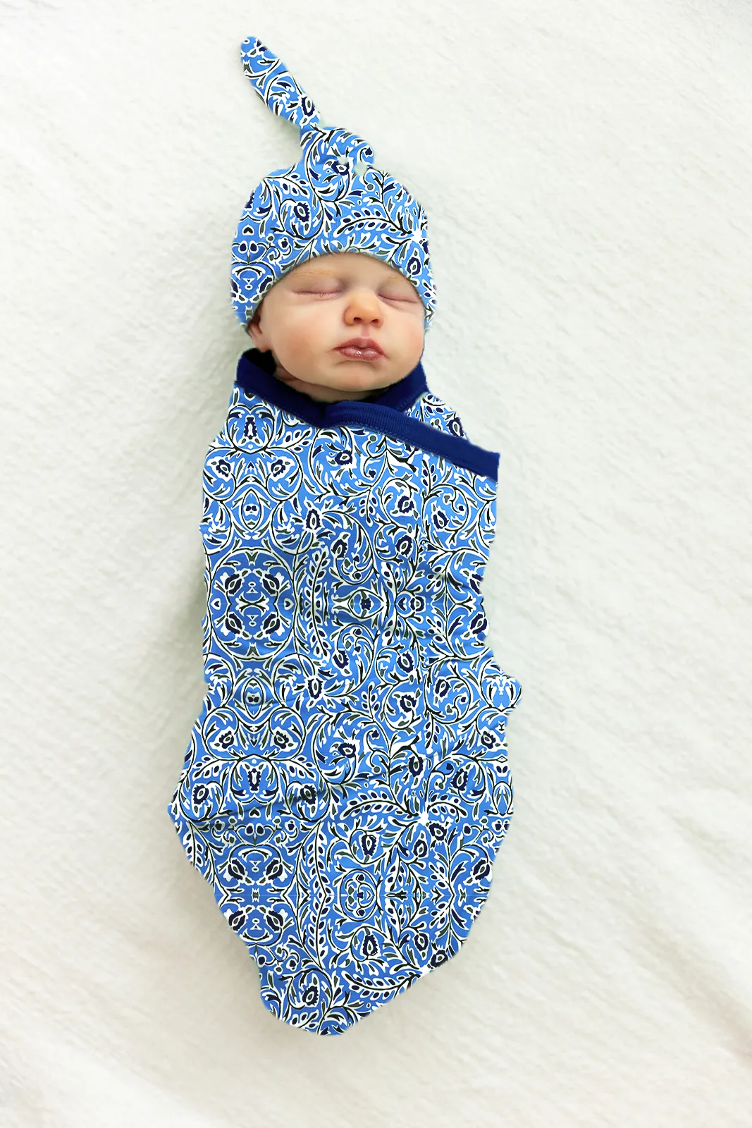 Natalia Robe & Newborn Swaddle Blanket Set & Dad T-Shirt