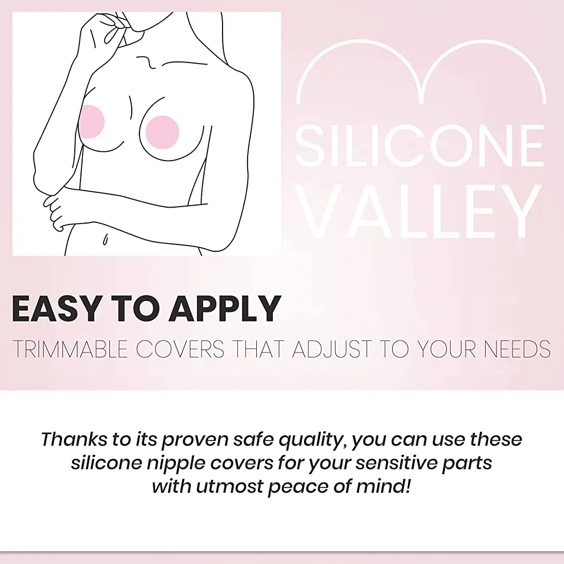 NIPPLE COVERS STICKY SILICONE