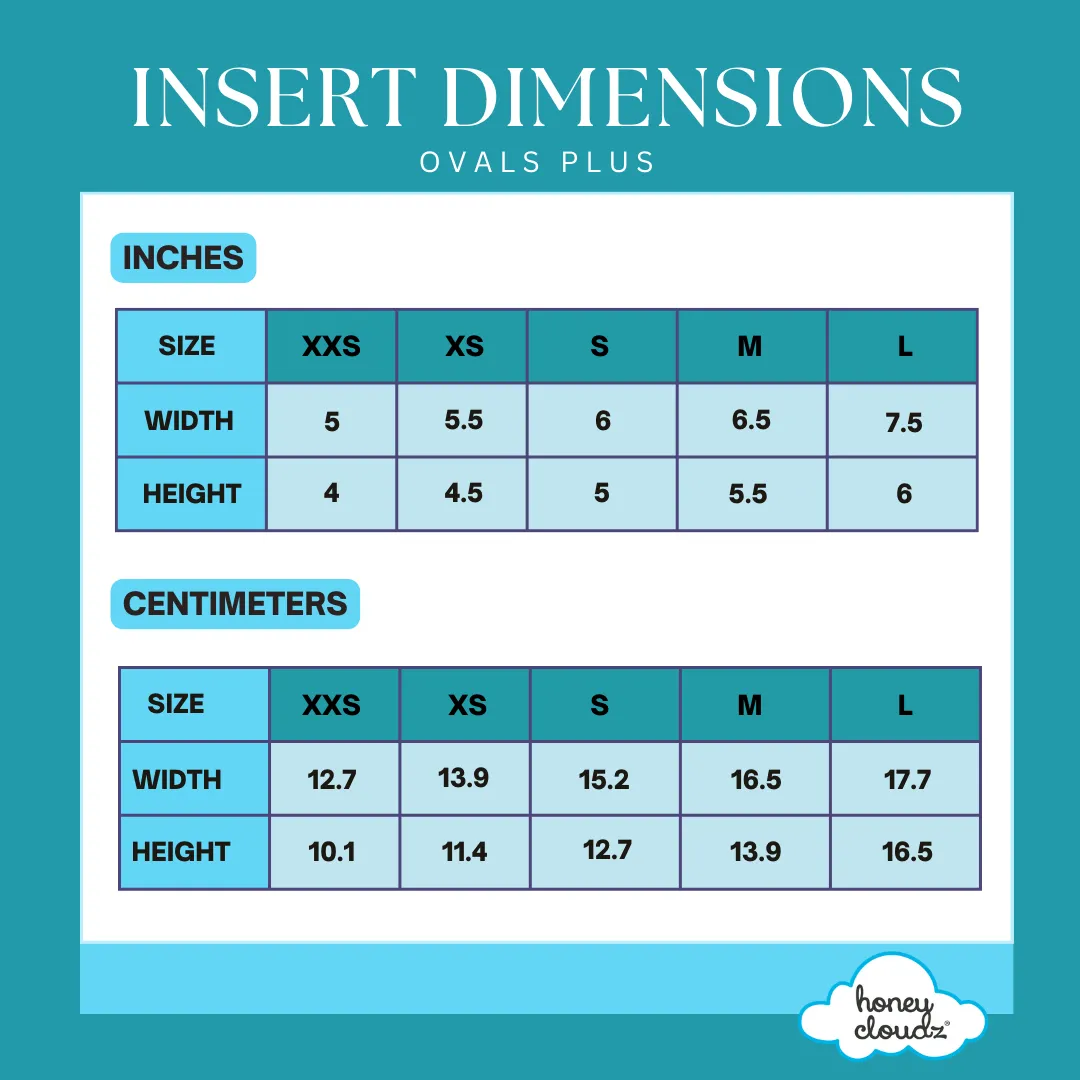 Ovals Plus Bra Inserts