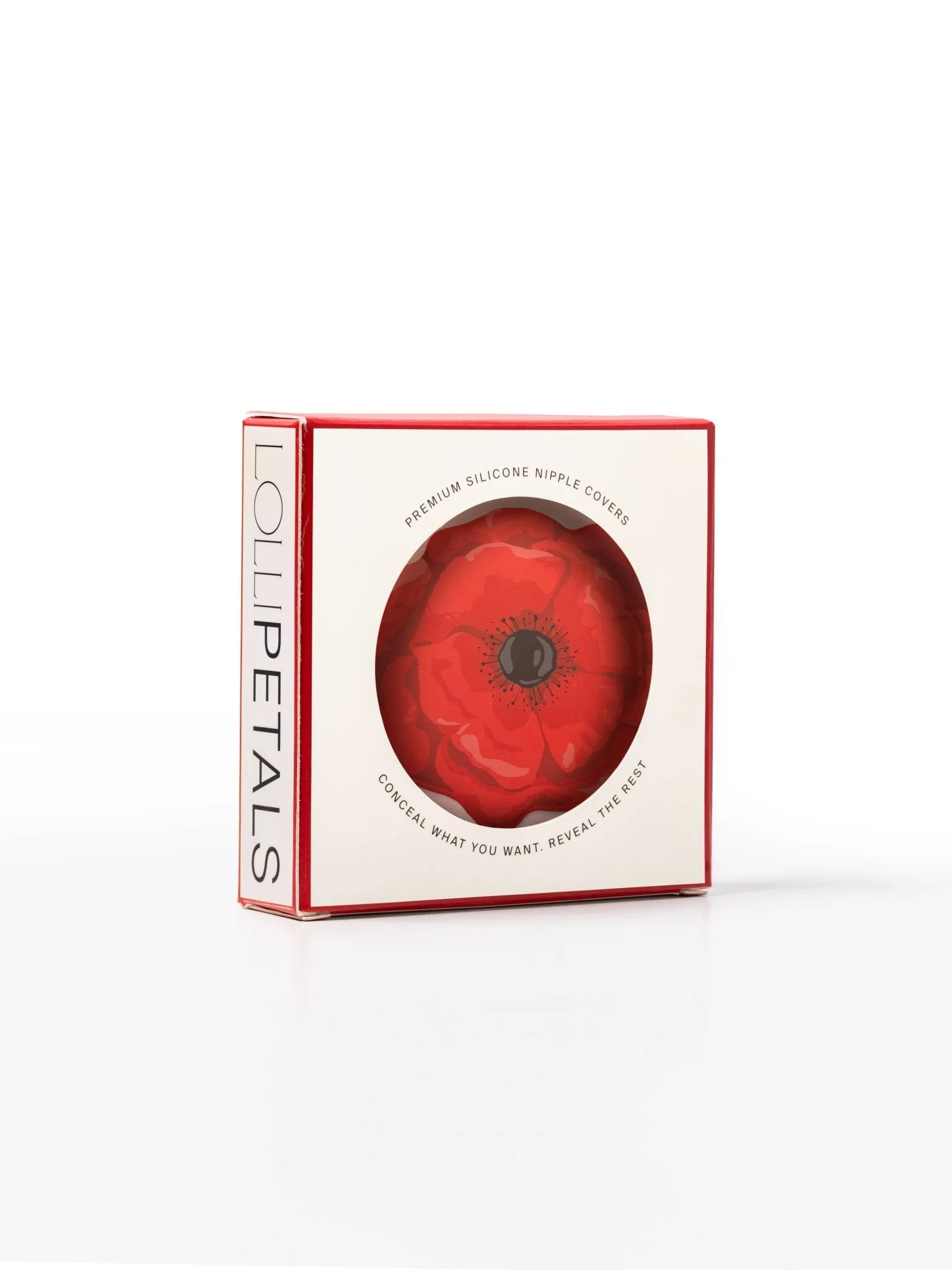 Reusable Nipple Covers - Red Poppy
