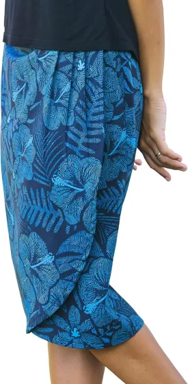 RipSkirt Hawaii Length 3 - Wrap Skirt for Women - Quick Dry Swim Cover-Up for Beach, Travel with Pocket