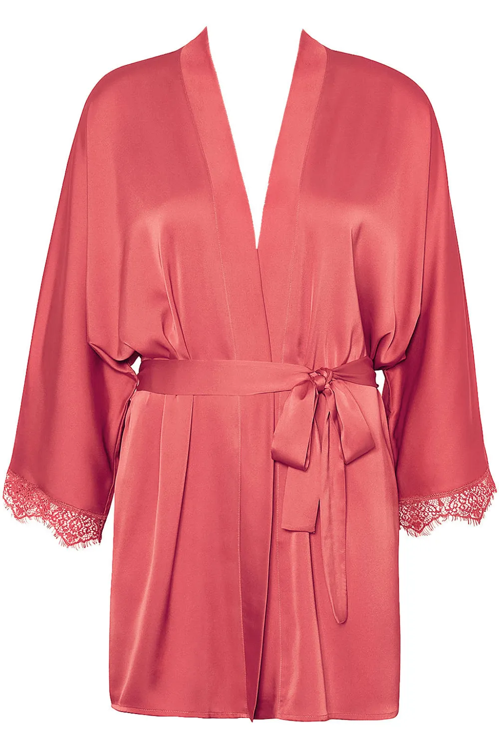 Satin Secrets Kimono Quartz Pink
