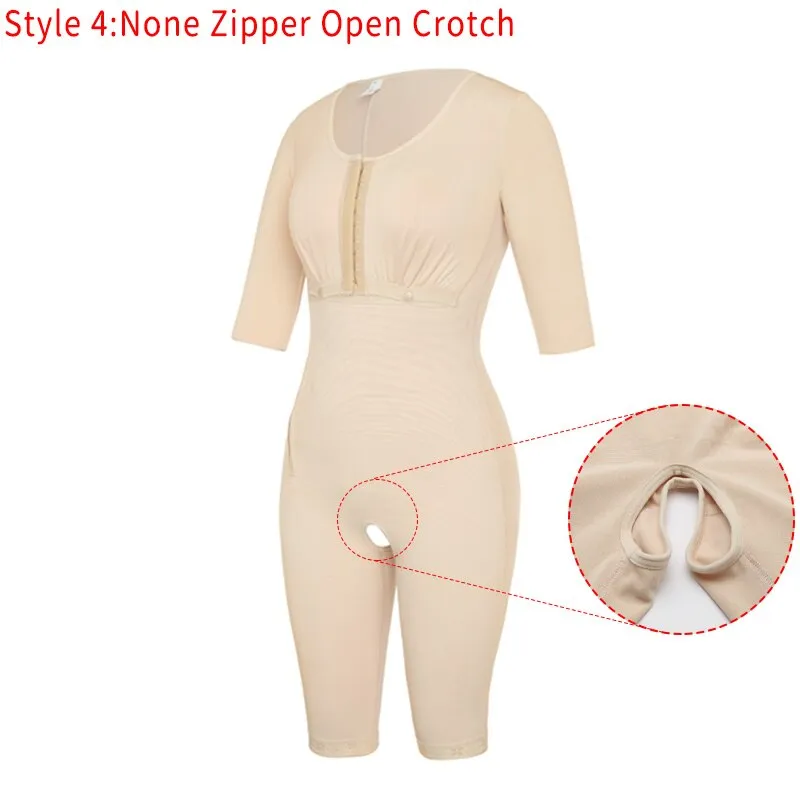 Seamless Full Body Bodysuit with Arm Slimming Shapewear