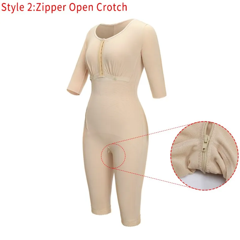 Seamless Full Body Bodysuit with Arm Slimming Shapewear