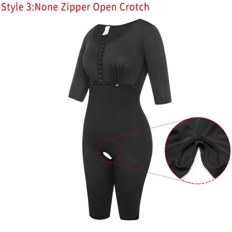 Seamless Full Body Bodysuit with Arm Slimming Shapewear