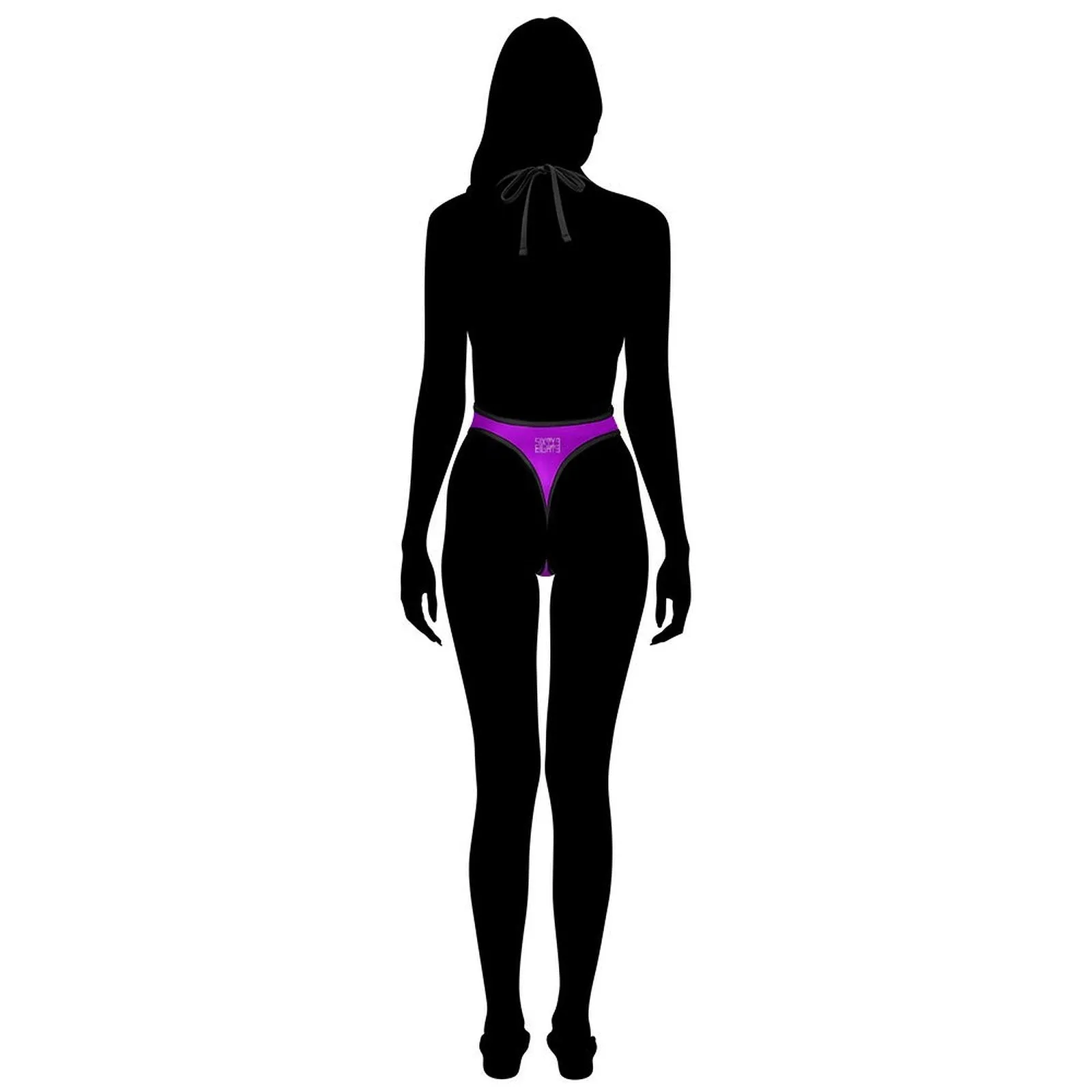 Sixty Eight 93 Logo White Grape Deep-V One Piece