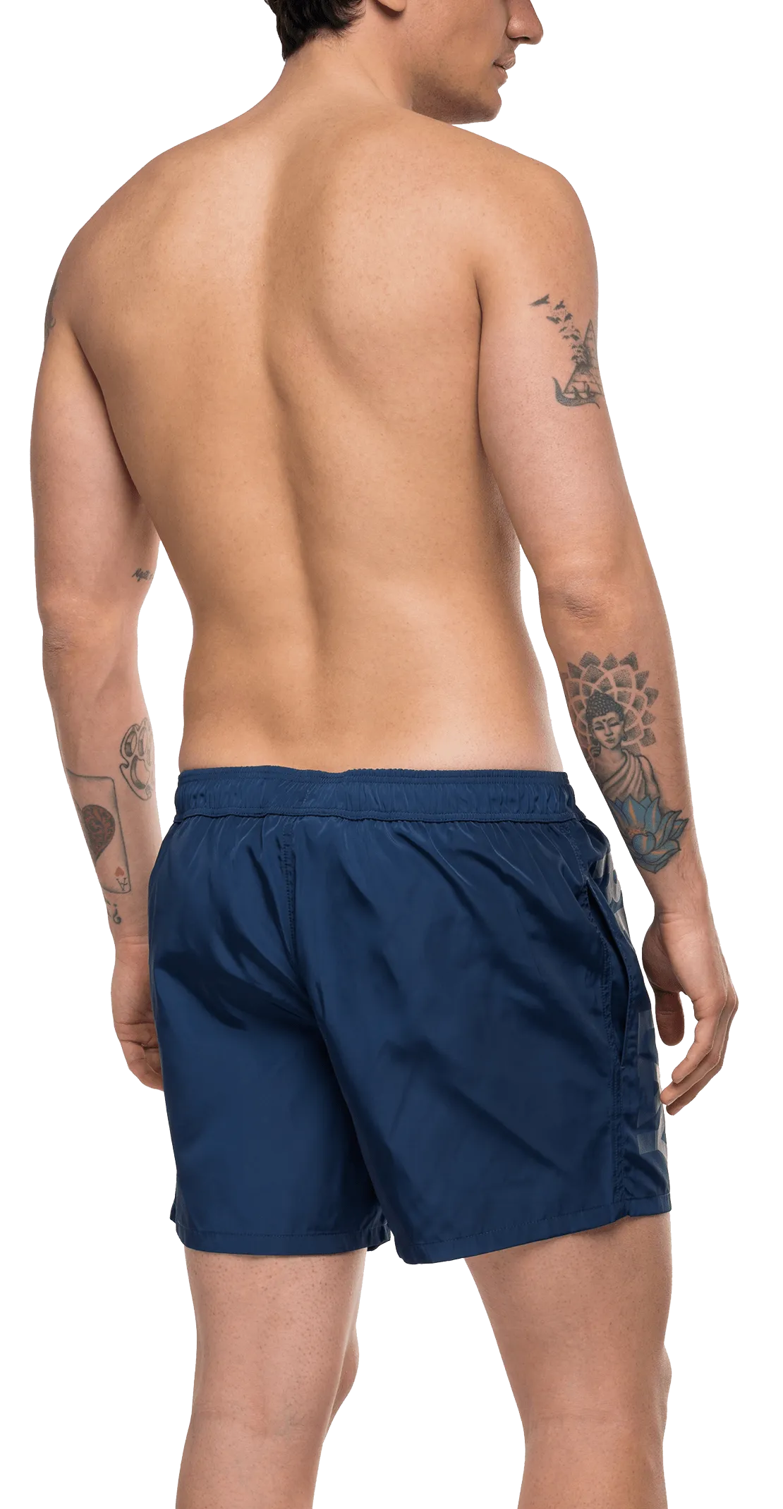 Solid-Coloured Replay Swimming Trunks