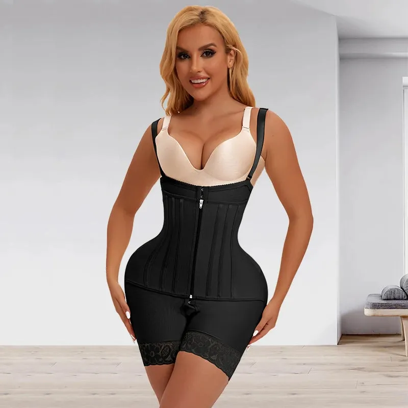 Trend4us Women's Shapewear Girdle Tummy Control Fajas Bodysuit