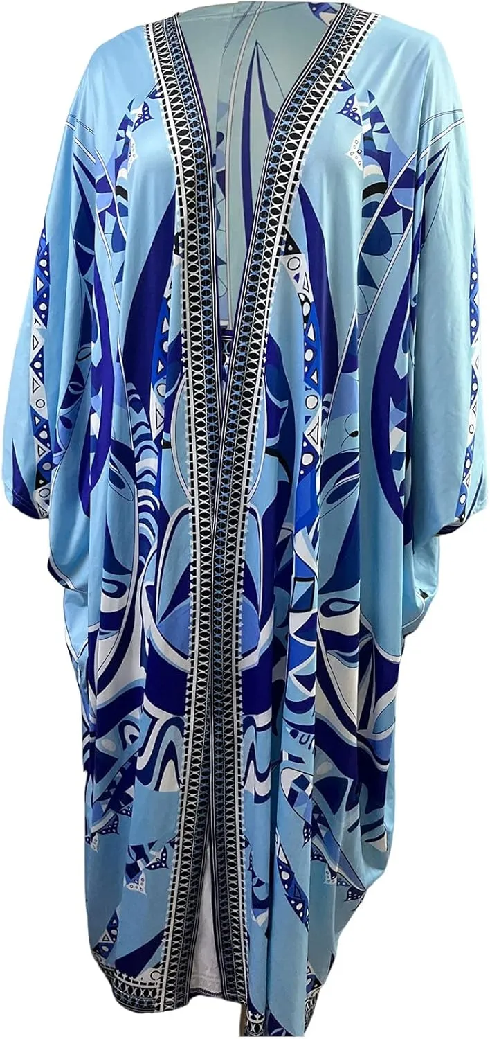 Two Piece Vacation Outfits for Women Sexy Beach Cover Up Long Sleeve Open Front Cardigan Shorts