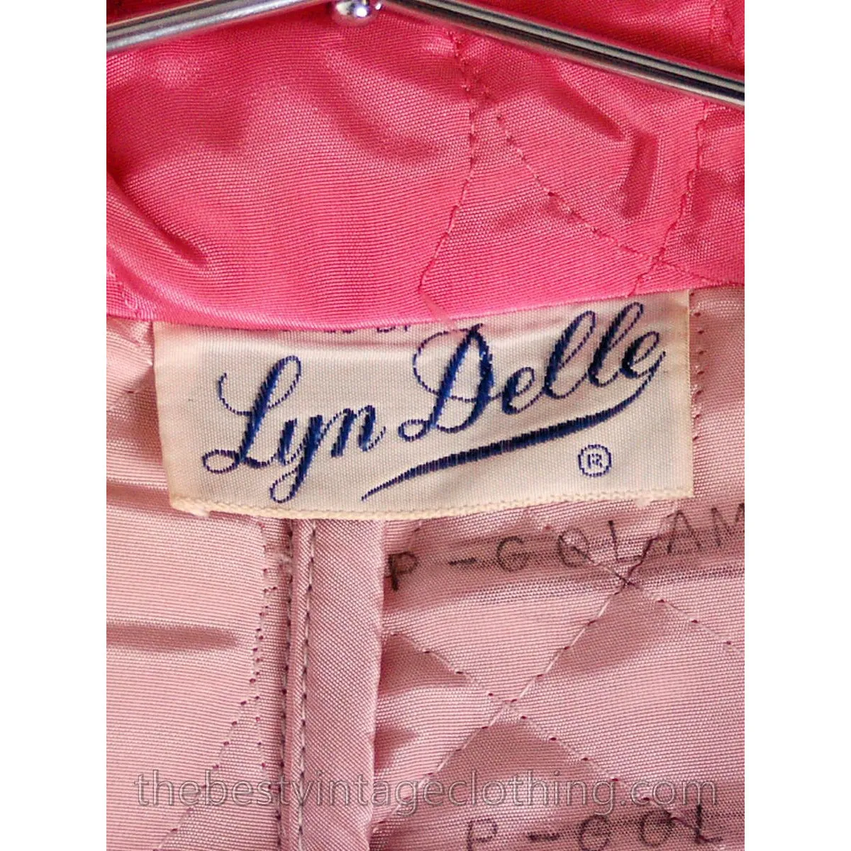 Vintage I Love Lucy Pajamas Womens Fuchsia Lyn Delle 1950s 46-28-40  US Size 6 Lyn Delle