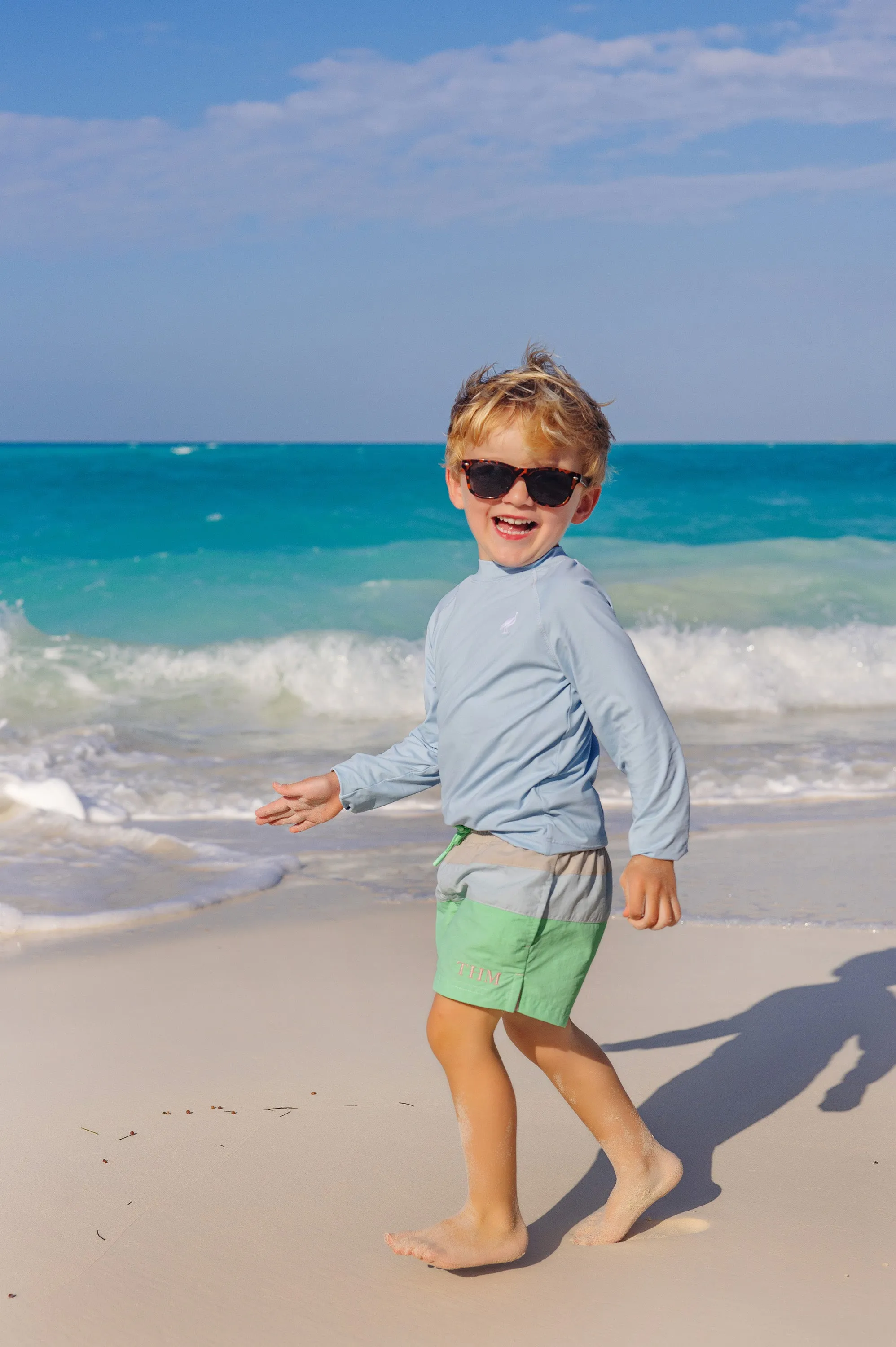 Walker's Wave Spotter Swim Shirt (UPF 35 ) - Buckhead Blue