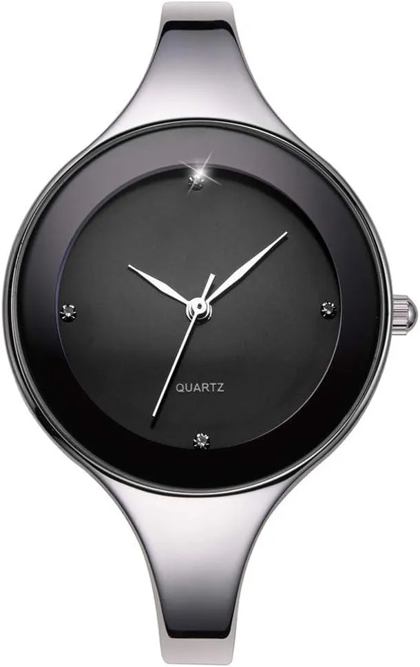 Weicam Luxury Ladies Bracelet Stainless Steel Bangle Wrist Watch Womens Quartz Analog Watch Best Gifts