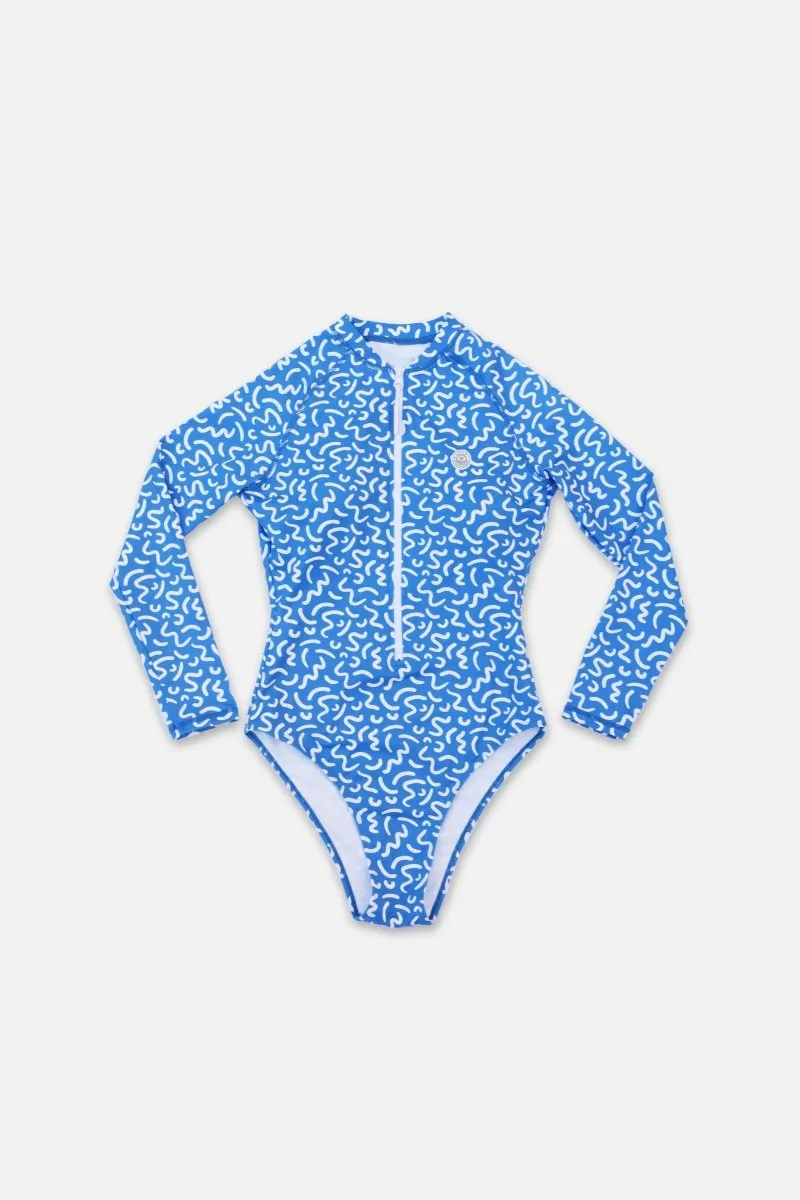 Woman swimsuit - Long sleeve - Ocean Vibes