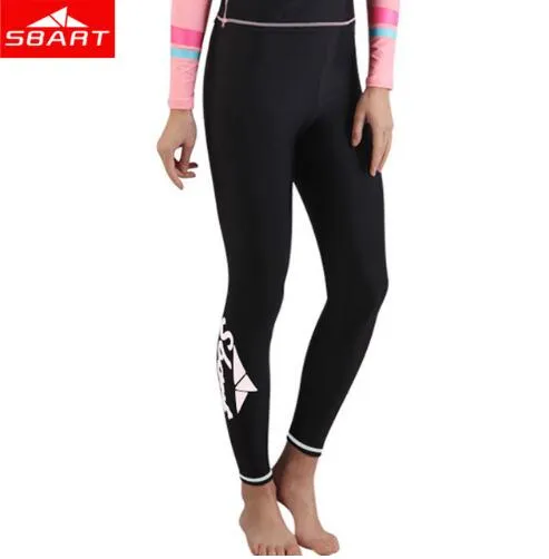 Women Surfing Rashguard Tight Swim Anti-Jellyfish Snorkeling Leggings