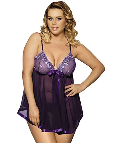 Women's Lace Lingerie  Plus Size