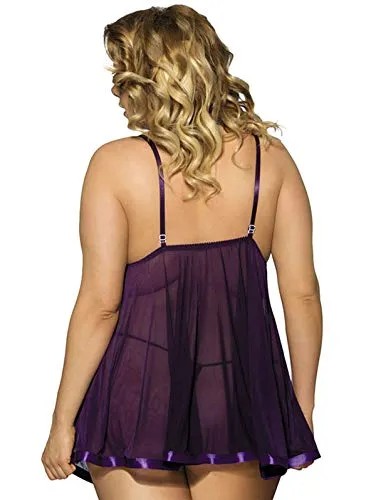 Women's Lace Lingerie  Plus Size