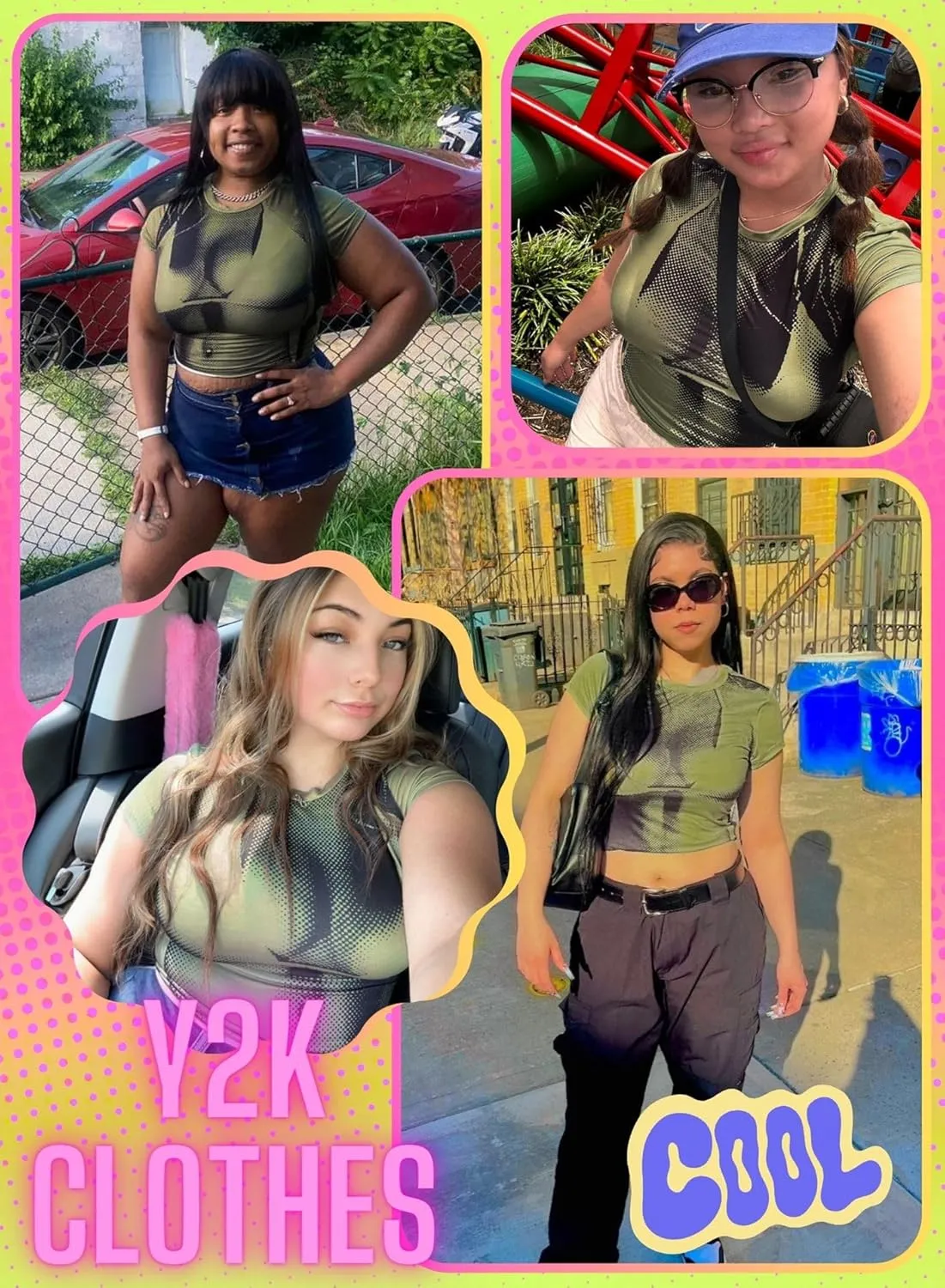Women's Plus Size 3D Body Print Crop Top - Sexy Y2k Graphic Tee Shirt Aesthetic Heat Map Festival Concert Outfits