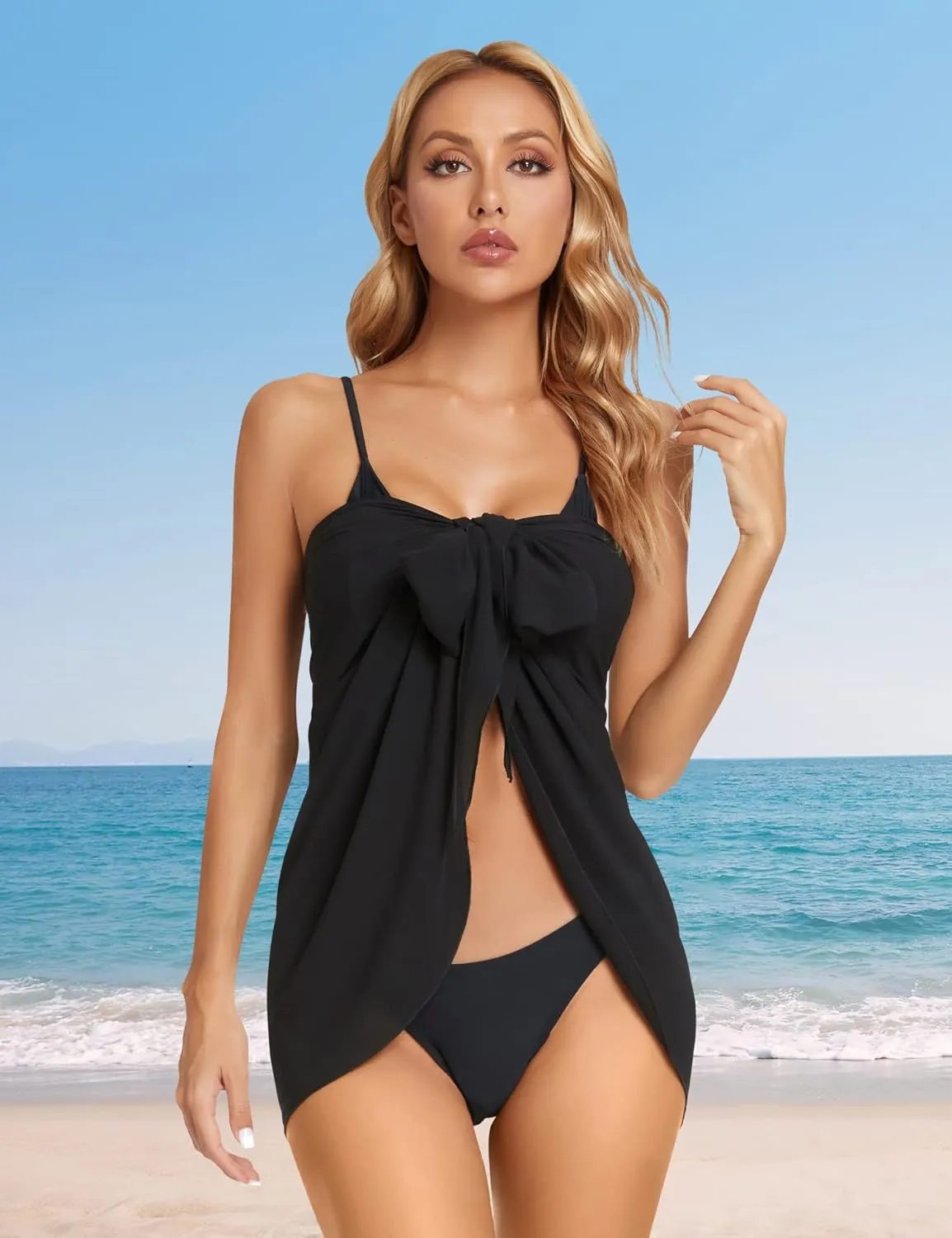 Women's Sarong Coverups Chiffon Bathing Suit Wrap Skirt Swimsuit Beach Wraps Swim Sarongs