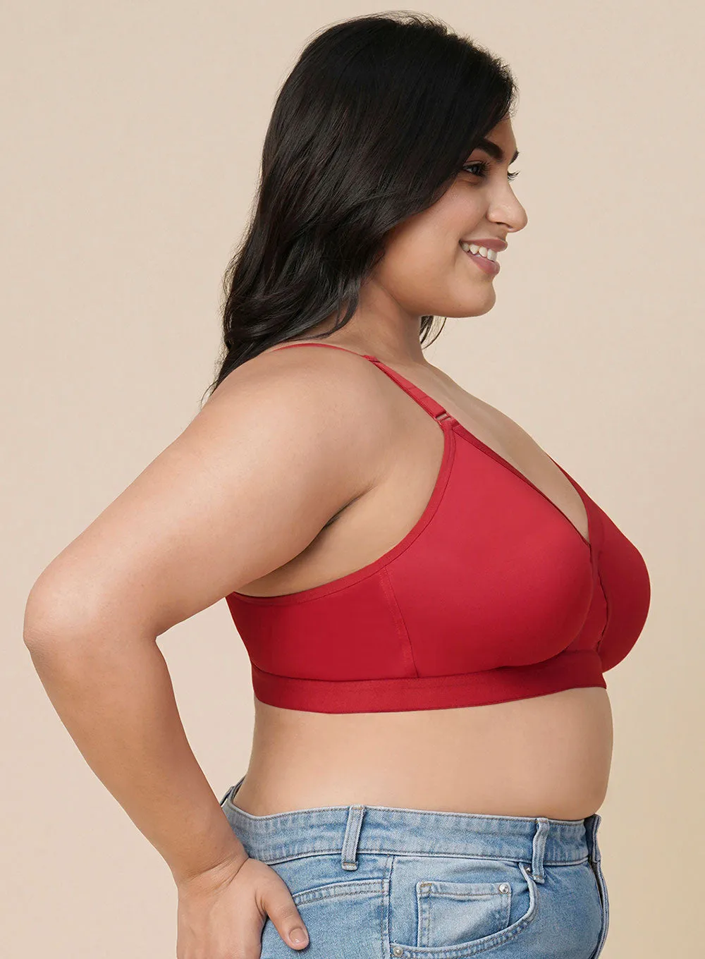 X-Frame Cotton Comfort Seamless Support BRA (PBBR1006)