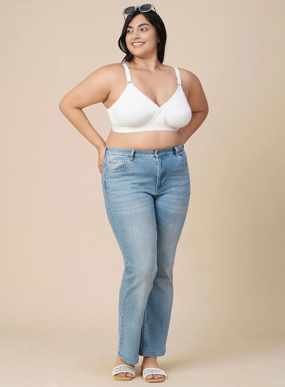 X-Frame Cotton Comfort Seamless Support BRA (PBBR1006)