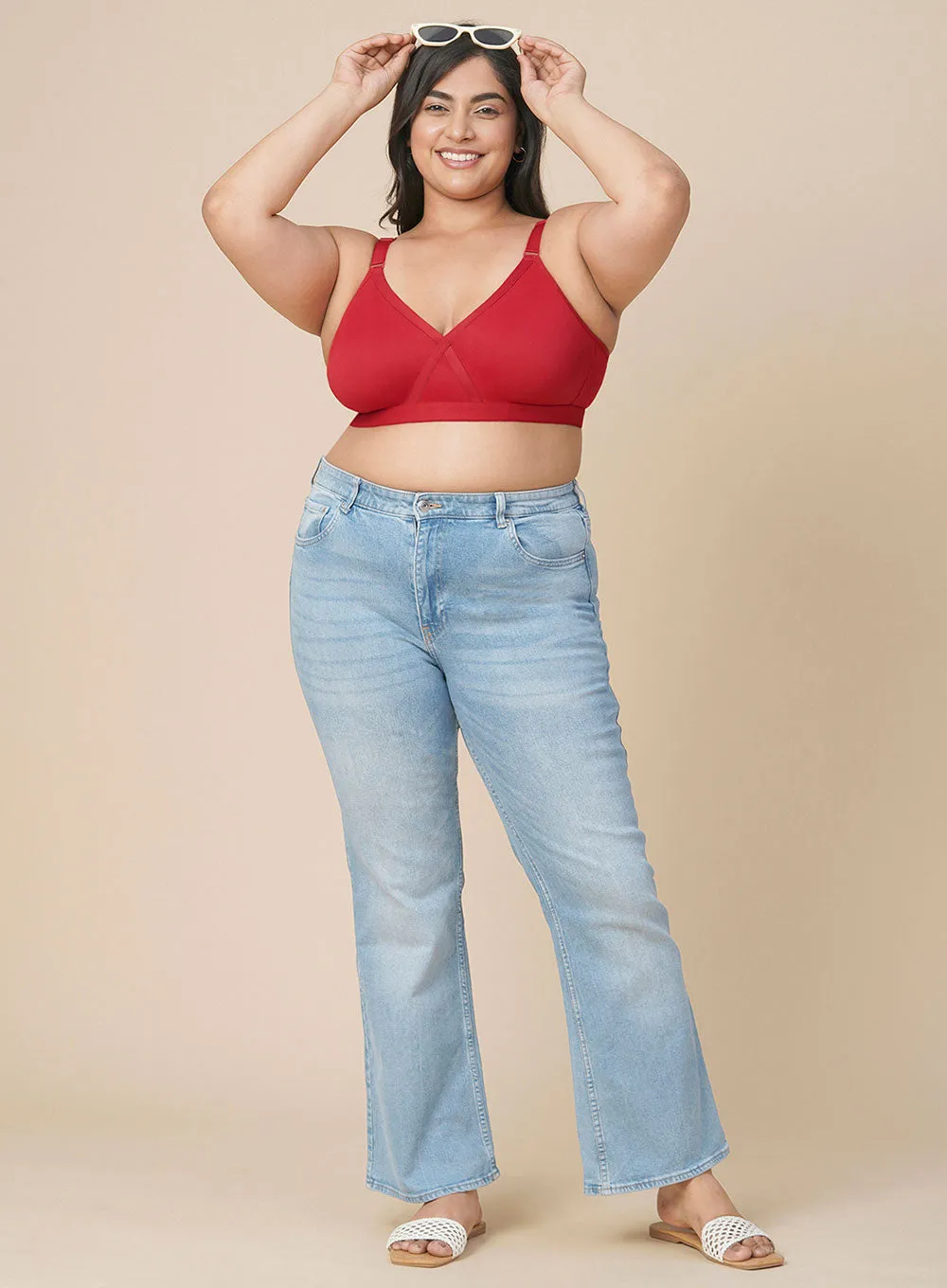 X-Frame Cotton Comfort Seamless Support BRA (PBBR1006)