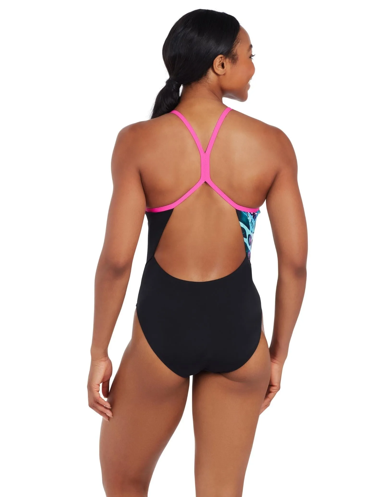 Zoggs Dynamo Print Sprintback Swimsuit